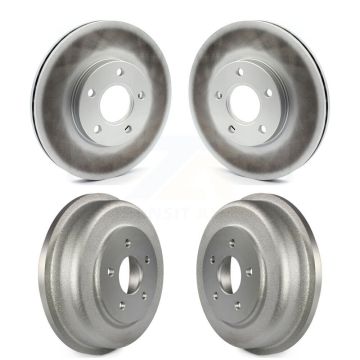 Front Rear Disc Brake Rotors Drums Kit For 2010-2013 Ford Transit Connect KG-101449