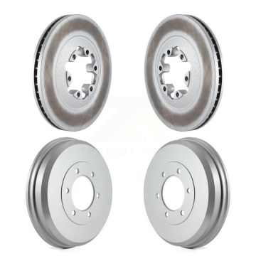 Front Rear Disc Brake Rotors Drums Kit For 2009-2012 Chevrolet Colorado GMC Canyon KG-101455