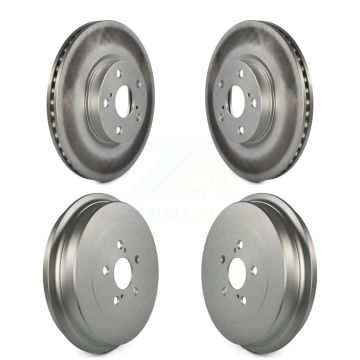 Front Rear Disc Brake Rotors Drums Kit For Toyota Corolla KG-101464