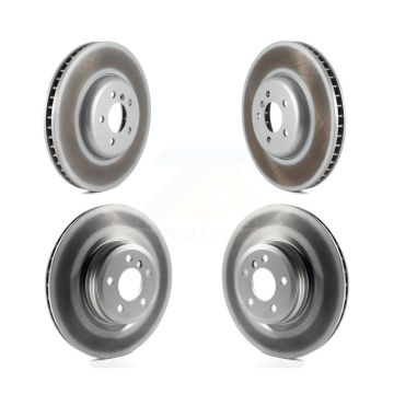 Front Rear Coated Disc Brake Rotors And Hub Assembly Kit For BMW 750i xDrive 750Li 550i GT KG-101470