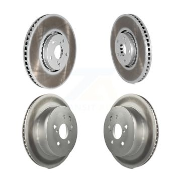 Front Rear Coat Disc Brake Rotor Hub Assembly Kit For Lexus IS350 GS350 GS450h GS430 GS460 KG-101473