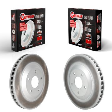 Front Coated Disc Brake Rotors Kit For Chevrolet Corvette Cadillac XLR KG-101481