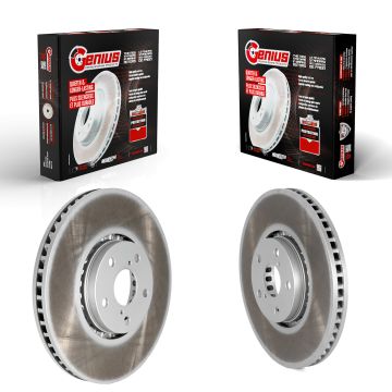 Front Coated Disc Brake Rotors Kit For Lexus IS350 IS300 GS350 GS450h IS200t GS430 GS460 KG-101485