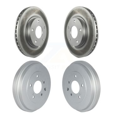 Front Rear Disc Brake Rotors Drums Kit For Nissan Sentra KG-101496