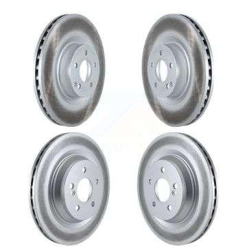 Front Rear Coated Brake Rotors Kit For Mercedes-Benz S550 S450 SL550 CL550 S350 S400 S600 KG-101504