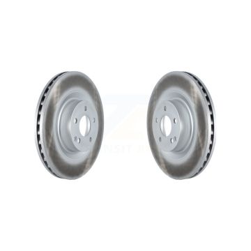 Front Coated Brake Rotor Pair For Mercedes-Benz S550 S450 SL550 CL550 S350 S400 S600 CL600 KG-101514