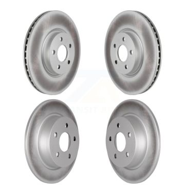Front Rear Coated Disc Brake Rotors Kit For Ford Transit Connect KG-101531