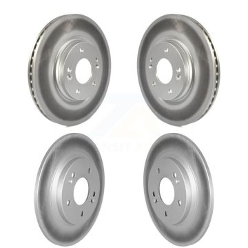 Front Rear Coated Disc Brake Rotors Kit For Hyundai Kona Kia Seltos KG-101539