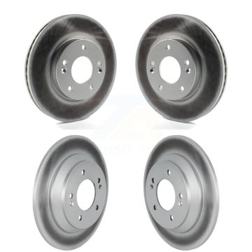 Front Rear Coated Disc Brake Rotors Kit For Kia Seltos Hyundai Kona KG-101541