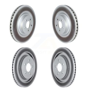 Front Rear Coated Disc Brake Rotors Kit For Ford Mustang KG-101545