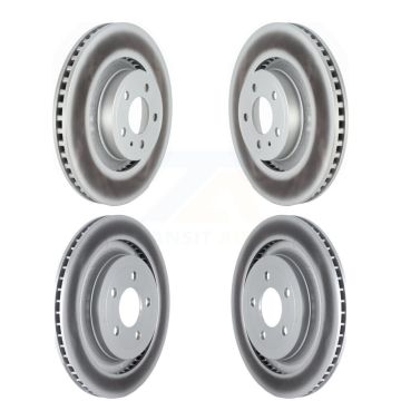 Front Rear Coated Disc Brake Rotors Kit For Ford Mustang KG-101546