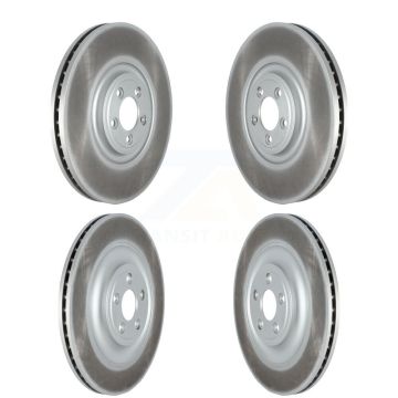 Front Rear Coated Disc Brake Rotors Kit For Jaguar XF XJ XKR XFR XKR-S XFR-S XJR XJR575 KG-101553