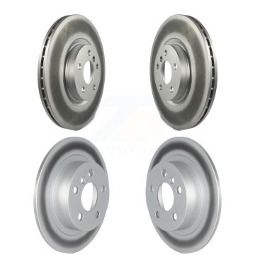 Front Rear Coated Disc Brake Rotors Kit For 2017-2023 Mini Cooper Countryman S ALL4 KG-101558