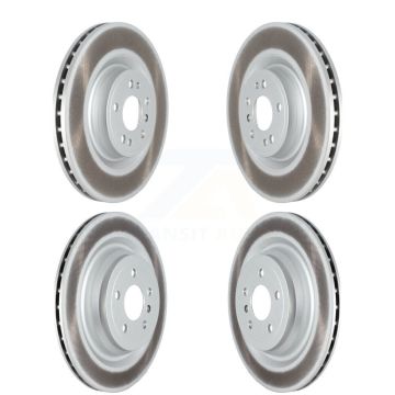 Front Rear Coated Disc Brake Rotors Kit For Mercedes-Benz GL350 GLS450 GL450 GLS350d KG-101564