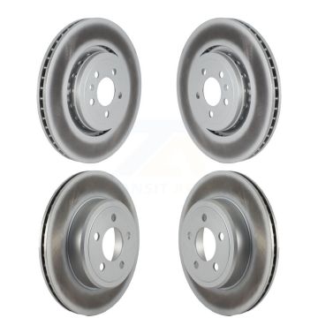 Front Rear Coated Disc Brake Rotors Kit For Dodge Charger With 370mm Diameter Rotor KG-101565