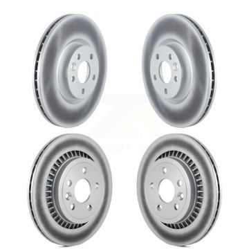 Front Rear Coated Disc Brake Rotors Kit For Volvo XC60 KG-101581