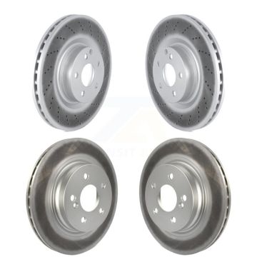 Front Rear Coat Disc Brake Rotor Kit For Mercedes-Benz E550 With 300mm Diameter KG-101585
