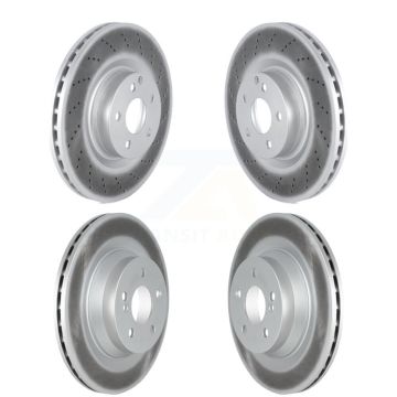 Front Rear Coat Disc Brake Rotor Kit For Mercedes-Benz E550 With 320mm Diameter KG-101587