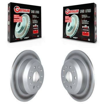 Rear Coat Disc Brake Rotor Pair For Jeep Wrangler Without Heavy Duty Brakes Code BRY KG-101660