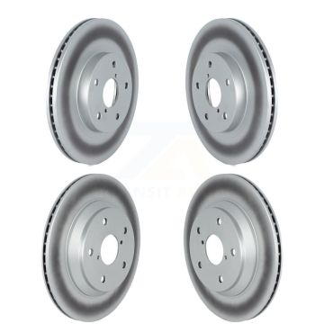 Front Rear Coat Brake Rotors Kit For 19-22 Subaru Forester With 294mm Diameter Rotor KG-101688