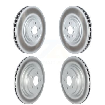 Front Rear Coated Brake Rotors Kit For Mercedes-Benz GLE43 AMG GLE400 GLE450 ML550 GLE550e KG-101693