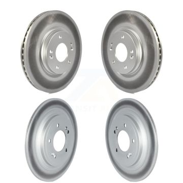 Front Rear Coated Disc Brake Rotors Kit For Kia Sportage Hyundai Tucson KG-101703