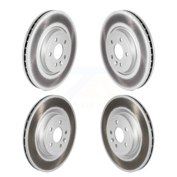 Front Rear Coated Disc Brake Rotors Kit For Jaguar F-Pace KG-101706