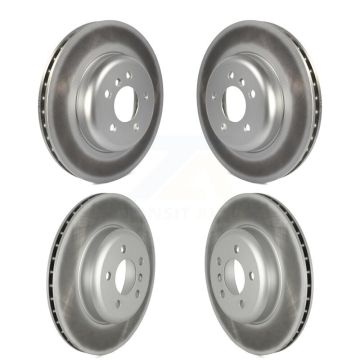 Front Rear Coated Disc Brake Rotors Kit For BMW 640i xDrive Gran Coupe 535i KG-101707