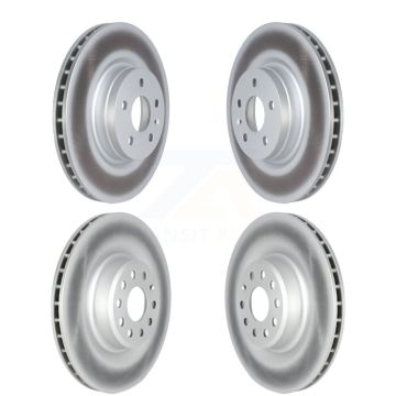 Front Rear Coated Disc Brake Rotors Kit For Tesla S X KG-101709