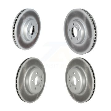 Front Rear Coat Brake Rotors Kit For BMW 550i xDrive 650i Gran Coupe 535i GT 740Li 740Ld 7 KG-101724