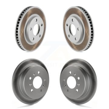 Front Rear Coated Brake Rotors Kit For Buick Century Chevrolet Venture Pontiac Grand Prix KG-101735