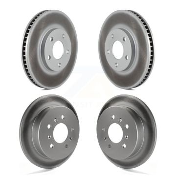 Front Rear Coat Disc Brake Rotors Kit For Chevrolet Impala Monte Carlo Oldsmobile Intrigue KG-101736