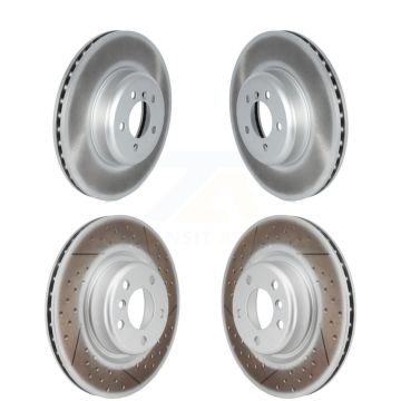 Front Rear Coated Disc Brake Rotors Kit For 2018-2020 BMW M240i xDrive KG-101743