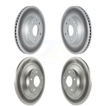 Front Rear Coated Brake Rotor Kit For 2020-2023 Mazda CX-30 With 302mm Diameter KG-101756