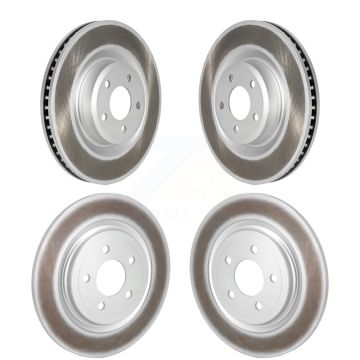 Front Rear Coated Disc Brake Rotors Kit For Ford Explorer KG-101760