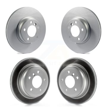 Front Rear Coated Disc Brake Rotors Kit For BMW 328i With 330mm Diameter Rotor KG-101769
