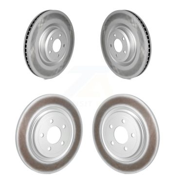 Front Rear Coated Disc Brake Rotors Kit For Ford Explorer 2.3L KG-101776