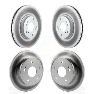 Front Rear Coated Disc Brake Rotors Kit For 2002-2006 Acura RSX Type-S KG-101786