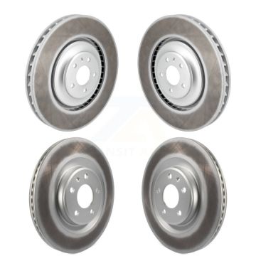 Front Rear Coat Brake Rotors Kit For 16-18 Audi A7 Quattro With 400mm Diameter Rotor KG-101787