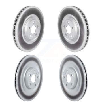 Front Rear Coated Disc Brake Rotors Kit For Volvo XC40 Recharge C40 KG-101815