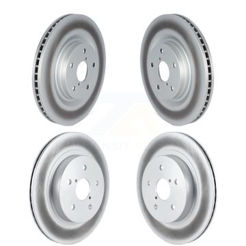 Front Rear Coated Disc Brake Rotors Kit For Subaru Outback WRX Legacy KG-101823