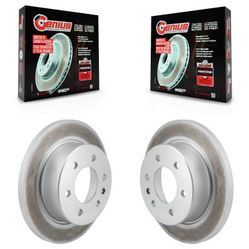 Rear Coated Disc Brake Rotors Pair For Mercedes-Benz Sprinter 2500 3500 Freightliner 1500 KG-101828