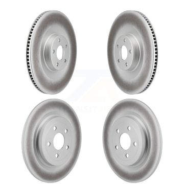 Front Rear Coated Disc Brake Rotors Kit For Ford Mustang Mach-E KG-101839