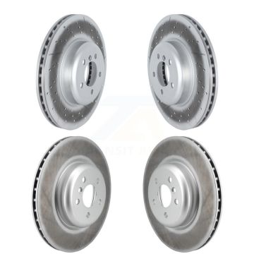 Front Rear Coated Disc Brake Rotors Kit For BMW 330i KG-101844