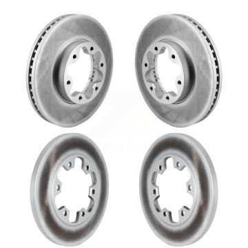Front Rear Coated Disc Brake Rotors Kit For Ford Transit-250 Transit-350 Transit-150 HD KG-101847