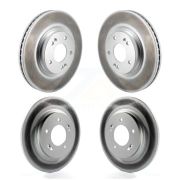 Front Rear Coated Disc Brake Rotors Kit For Hyundai Sonata Kia K5 KG-101850