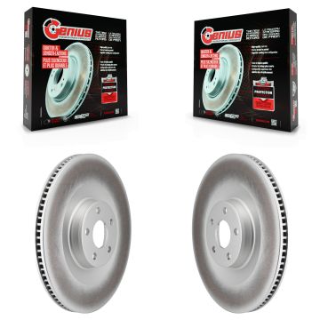 Front Coated Disc Brake Rotors Pair For Ford Mustang Mach-E KG-101859