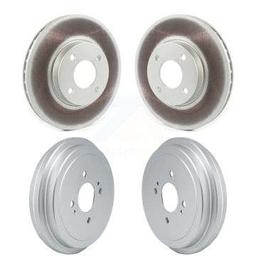 Front Rear Disc Brake Rotors Drums Kit For Nissan Kicks Versa KG-101868