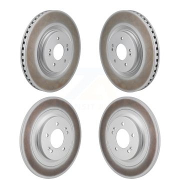 Front Rear Coated Disc Brake Rotors Kit For Hyundai Sonata Kia K5 KG-101876