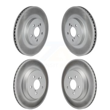 Front Rear Coat Brake Rotor Kit For 2021-2023 Subaru Crosstrek With Electric Parking KG-101882